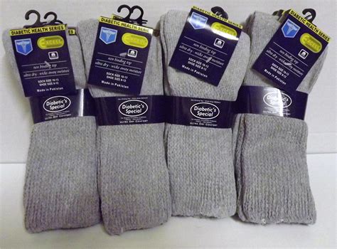 The Best New With Tags Many Colors Available Mens Diabetic Socks 12