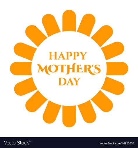 Happy Mothers Day Greeting Card Royalty Free Vector Image