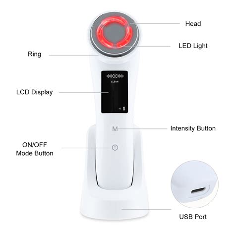 7 In 1 Face Lift Devices Rf Microcurrent Skin Rejuvenation