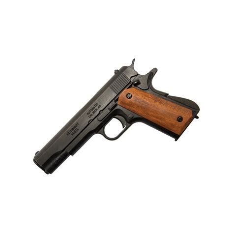 PISTOLA AUTOMATICA 45 M1911A1 USA 1911 1ª Y 2ª GM preta InícioI