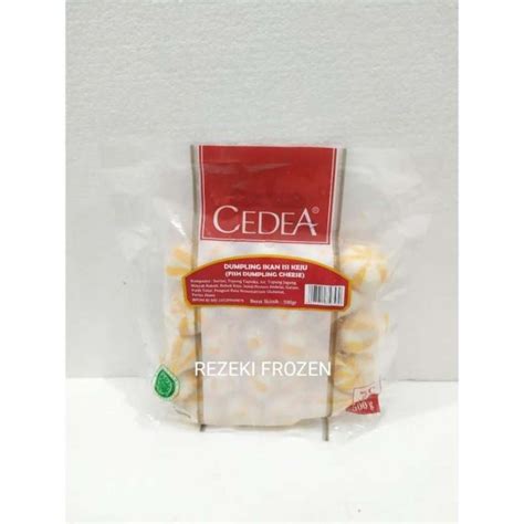 Jual Cedea Dumpling Ikan Isi Keju Cheese Bakso Keju Baso 500gr Halal Di