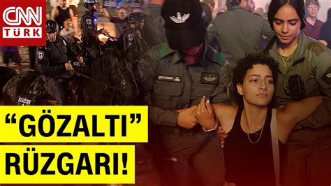 İsrail Polisi Göstericileri Böyle Püskürttü Netanyahu Öfkesine