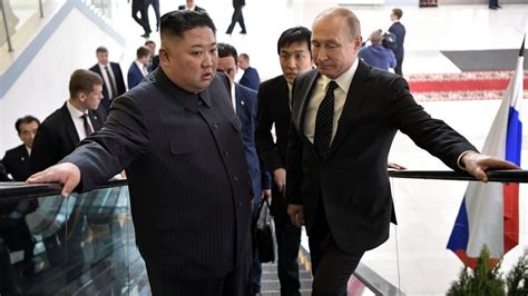 Kim Jong Un Vladimir Putin Meet For 1st Time Discuss Nuclear Stalemate In Historic Summit