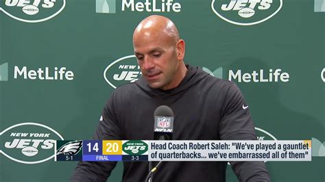 New York Jets Head Coach Robert Saleh Weve Played A Gauntlet Of