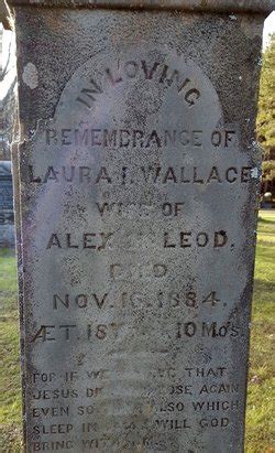 Laura Lulu Wallace Mcleod M Morial Find A Grave