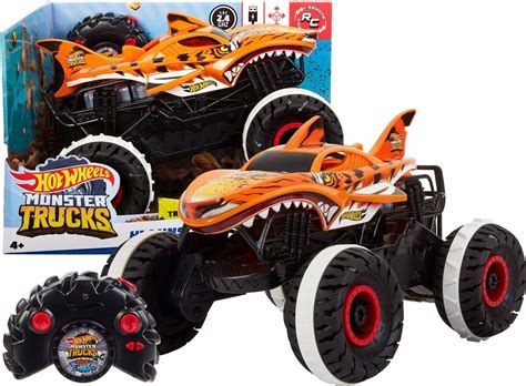 HOT WHEELS MONSTER TRUCK RC TIGER SHARK Na PILOTA HGV ERLI Pl