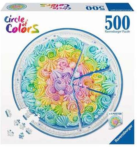 Ravensburger Puzzel Circle Of Colors Regenboog Taart Legpuzzel 500