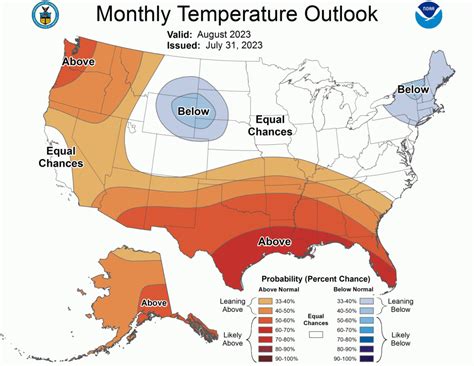 Outlook For August Shows Warmer Than Normal Conditions Likely