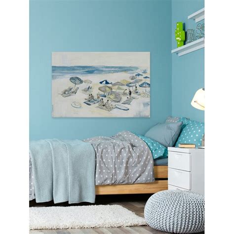 Highland Dunes Bikini Sunbathing Wrapped Canvas Painting Print Wayfair Co Uk