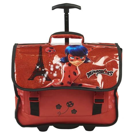 Cartable Ladybug Miraculous Super Heroez 38 CM Haut De Gamme Atelier