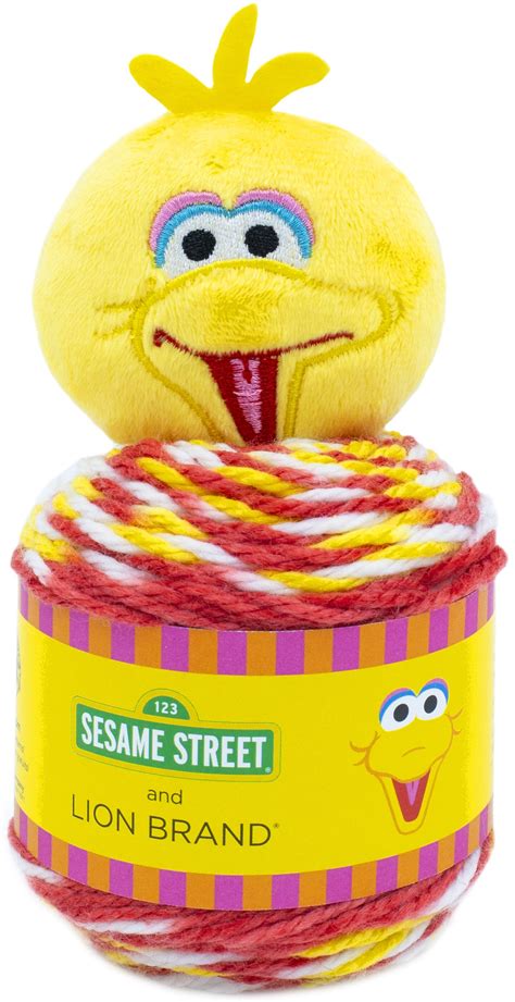 Lion Brand Sesame Street One Hat Wonder Yarn Big Bird Michaels