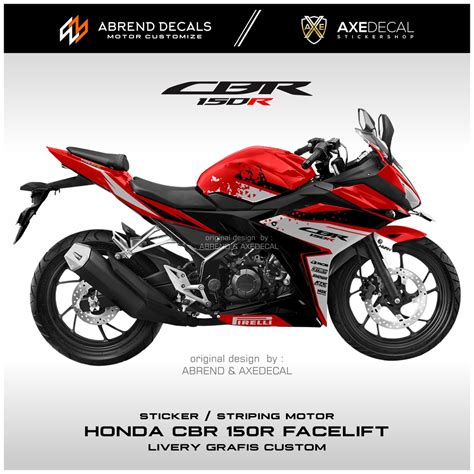 Striping Cbr R Facelift Graphic Spots Custom Honda Cbr R