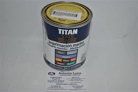 Imprimación marina gris claro 750ml Titan Yate precios comprar