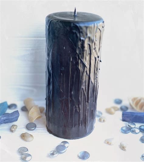 Black Beeswax Candles Extra Large 4 Wide 9 Tall Etsy