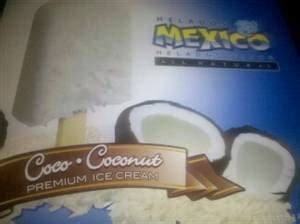 Calories In Helados Mexico Coco Coconut Premium Ice Cream Bars And