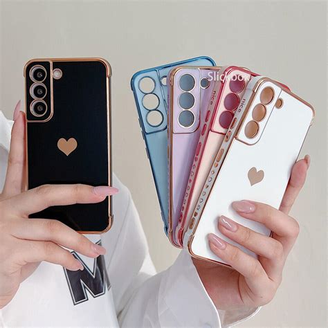 Cute Heart Phone Case For Samsung A53 S22 Ultra S21 S20 FE Etsy UK