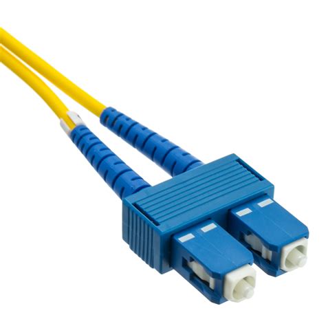 2 Meter Scsc Singlemode Duplex Fiber Optic Cable 9125