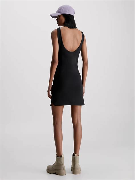 Slim Ribbed Bodycon Dress Calvin Klein® J20j221400beh