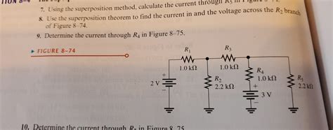 Solved 7 Using The Superposition Method Calculate The