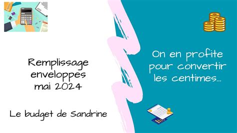 59 Remplissage enveloppes mai 2024 système enveloppes économies