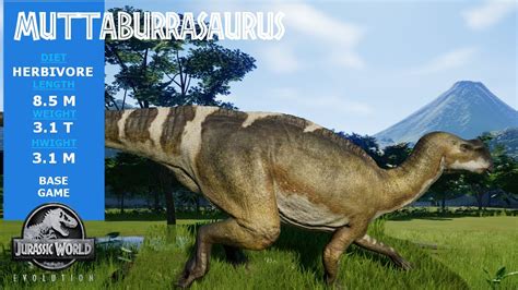 Muttaburrasaurus Jurassic World Evolution Youtube