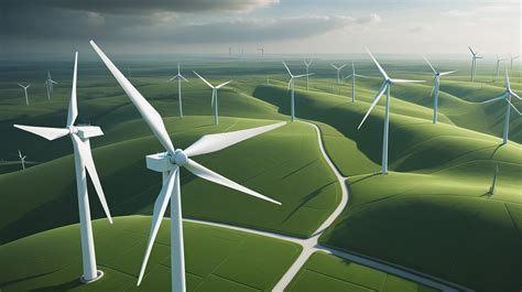 Wind Turbines Harness Natures Breath Ai Image Wallpaper Photo