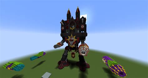 Own Version Of A Warhammer 40k Imperator Class In Minecraft Rminecraft