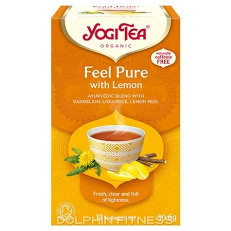 Yogi Tea Feel Pure With Lemon 1 X 17 Teabags