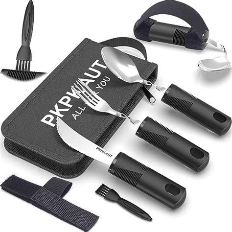 Pkpkaut Weighted Bendable Parkinson Cutlery For Parkinson S Patients