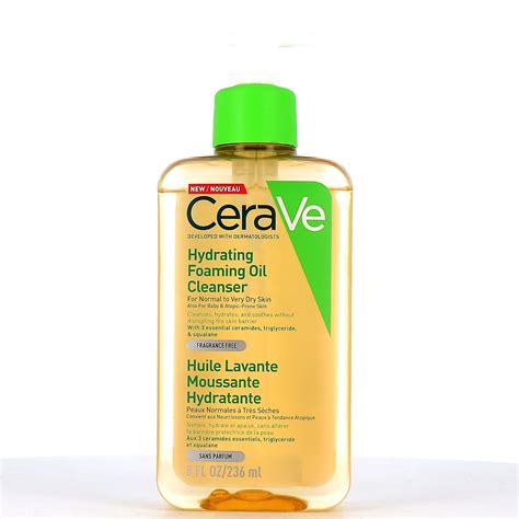 Huile Lavante Moussante Hydratante Cerave