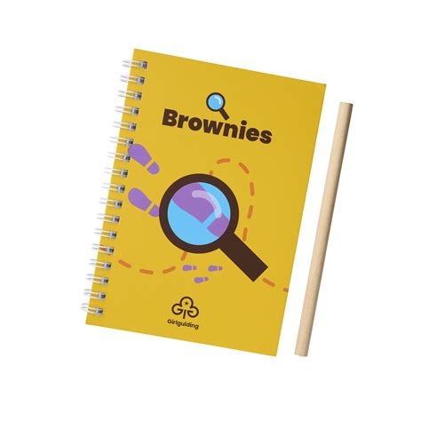 Brownies Notepad And Pencil Set Official Girlguiding Shop