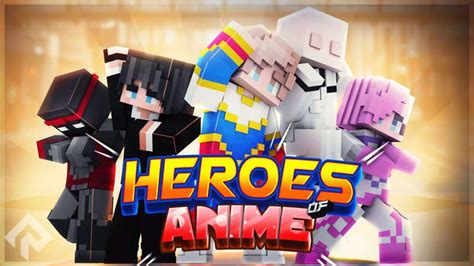 Heroes Of Anime By Rareloot Minecraft Skin Pack Minecraft Bedrock