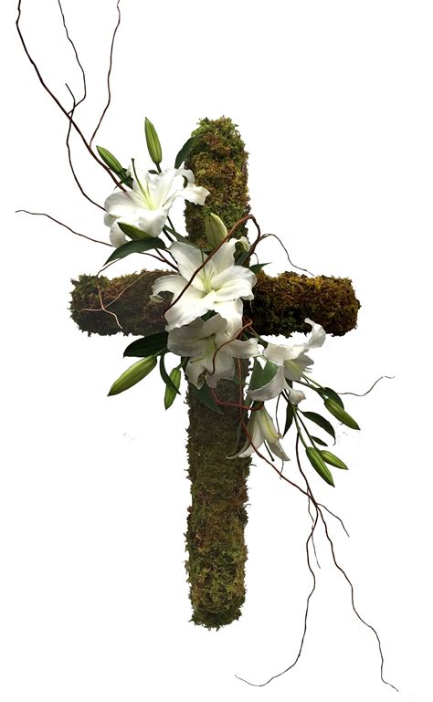 Sympathy Tribute Cross In Vineland Nj The Flower Shoppe