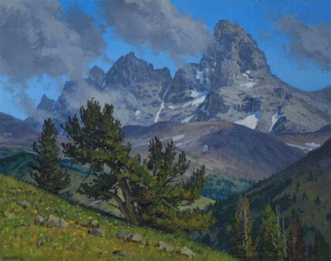 Alpine Sentinels Painting By Lanny Grant Pixels