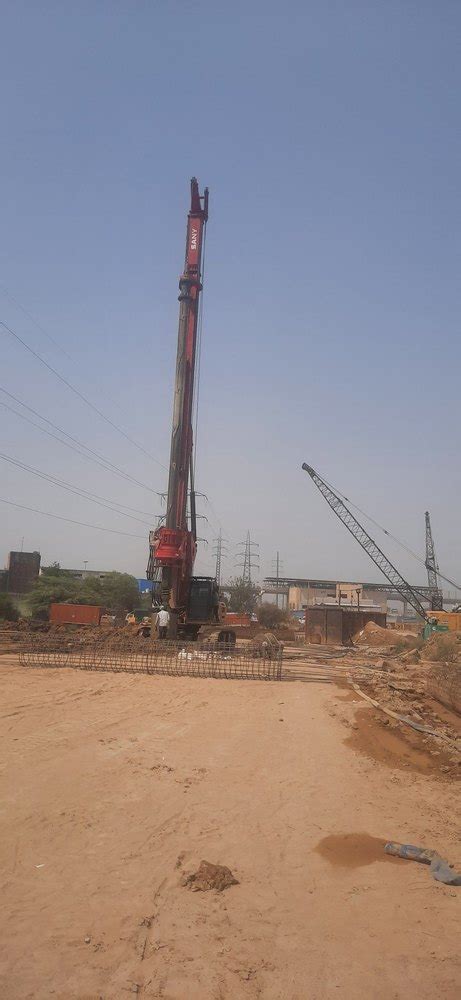 Friction Pile Pan India Rotary Piling Services Hole Diameter 1000mm