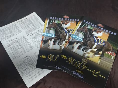 Tck大井競馬場 2024年第70回東京ダービー レーシングプログラム2冊＆出走表 ミックファイア表紙レーシングプログラム｜売買された