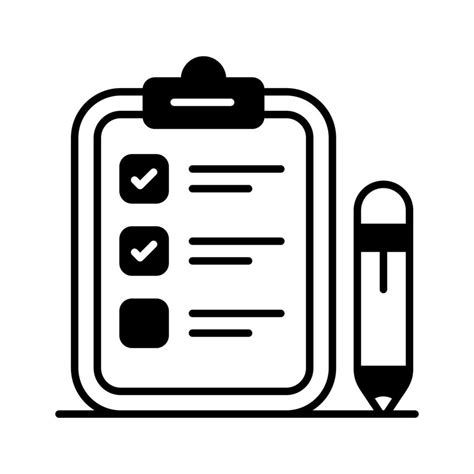 Carefully Designed Checklist Icon Represents A List Of Tasks Or Items