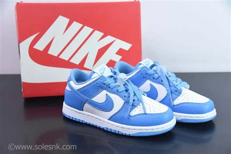 Nike Dunk Low Ps Unc Cw1588 103 Whiteuniversity Blue Solesnk