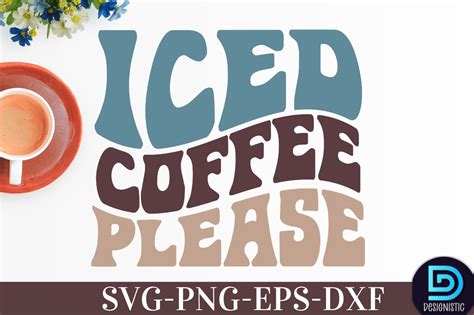 Iced Coffee Please Graphic By Designs Dark · Creative Fabrica