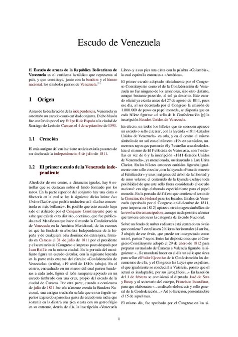 (PDF) Escudo de Venezuela | Williams Rodriguez Marin - Academia.edu