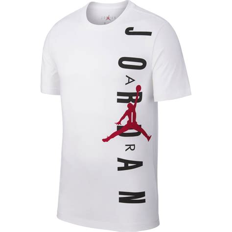 T Shirt Jordan Sportswear Hbr Vertical Whitegym Red Basket4ballers