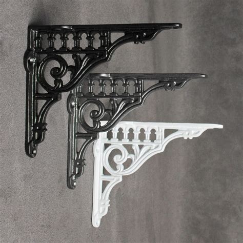 Lot Cast Iron Antique Style Brackets Garden Braces Rustic Shelf