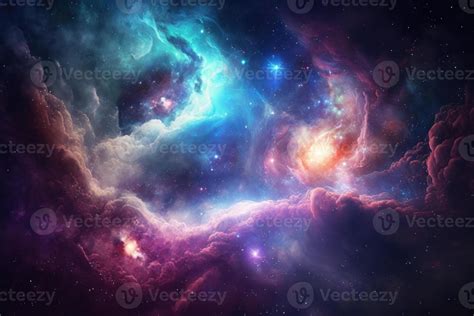 Galaxia Y Nebulosa Resumen Espacio Antecedentes Interminable Universo