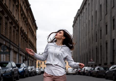 Wallpaper Model Brunette Portrait Closed Eyes Depth Of Field Car