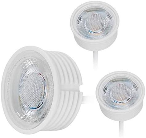 HCFEI Lot De 3 Modules LED 230V 5W Pour Spot Encastrable MR16 Blanc