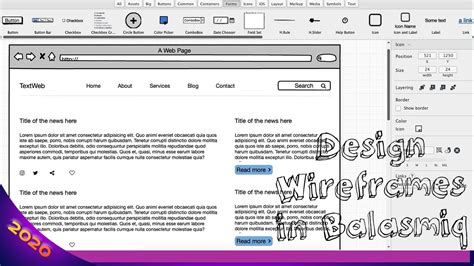 Balsamiq Wireframe Tutorial Youtube