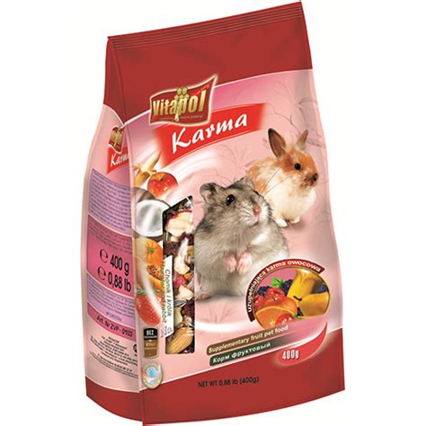 Купити Vitapol Karma Фруктовий корм для кролика та хом'яка, 400 г в ...