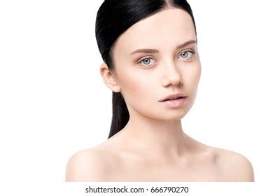 Gorgeous Naked Brunette Woman Looking Camera Stock Photo Shutterstock