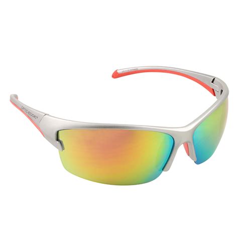 Optic Edge Breakaway Mirrored Sports Wrap Sunglasses Cliff Weil Eyewear