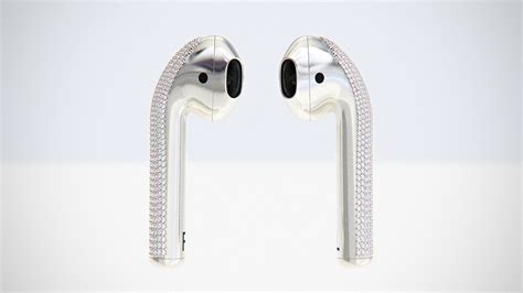 Artist Gave Apple Airpods A Super Luxe Makeover With White Gold And